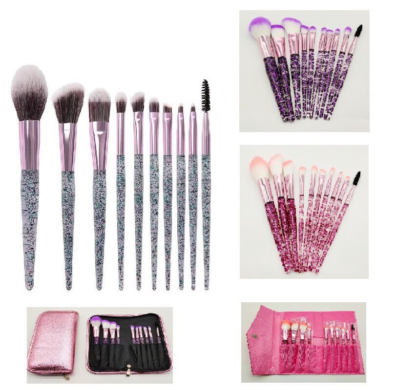 10-Piece Makeup Brush Set