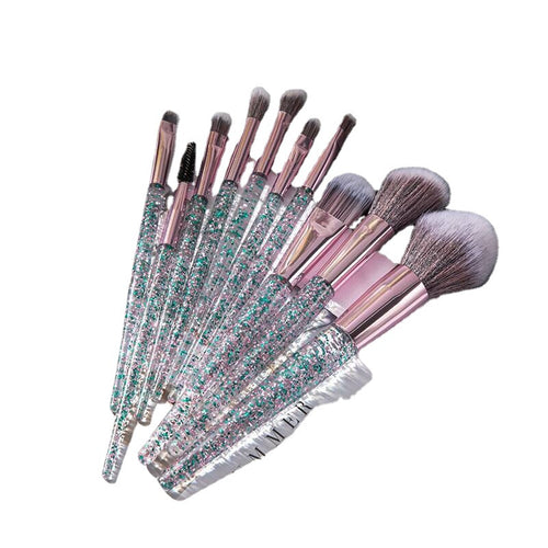 10-Piece Makeup Brush Set