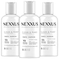 Nexxus Clean & Pure Shampoo — Travel 3-Pack