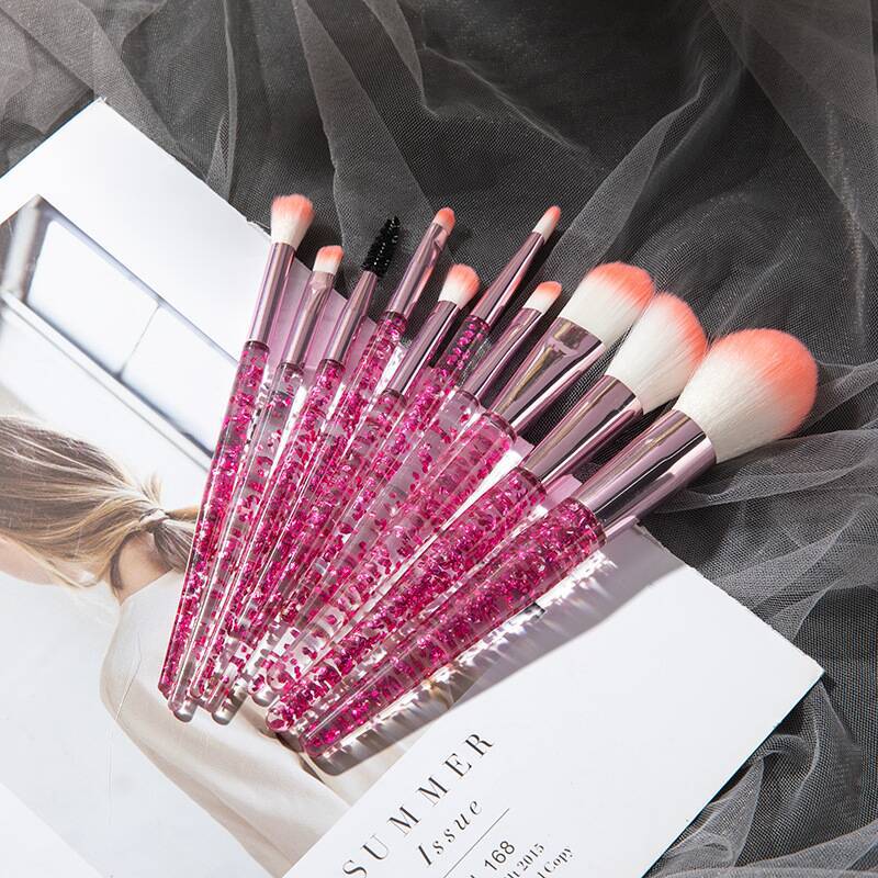 10-Piece Makeup Brush Set