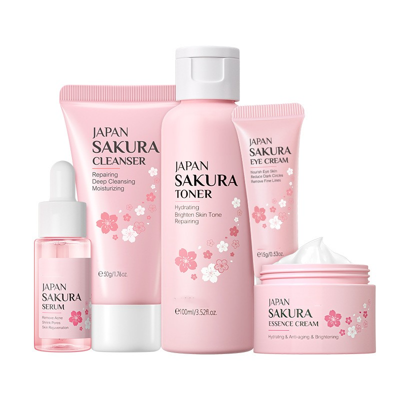 Sakura 5-Piece Skincare Kit