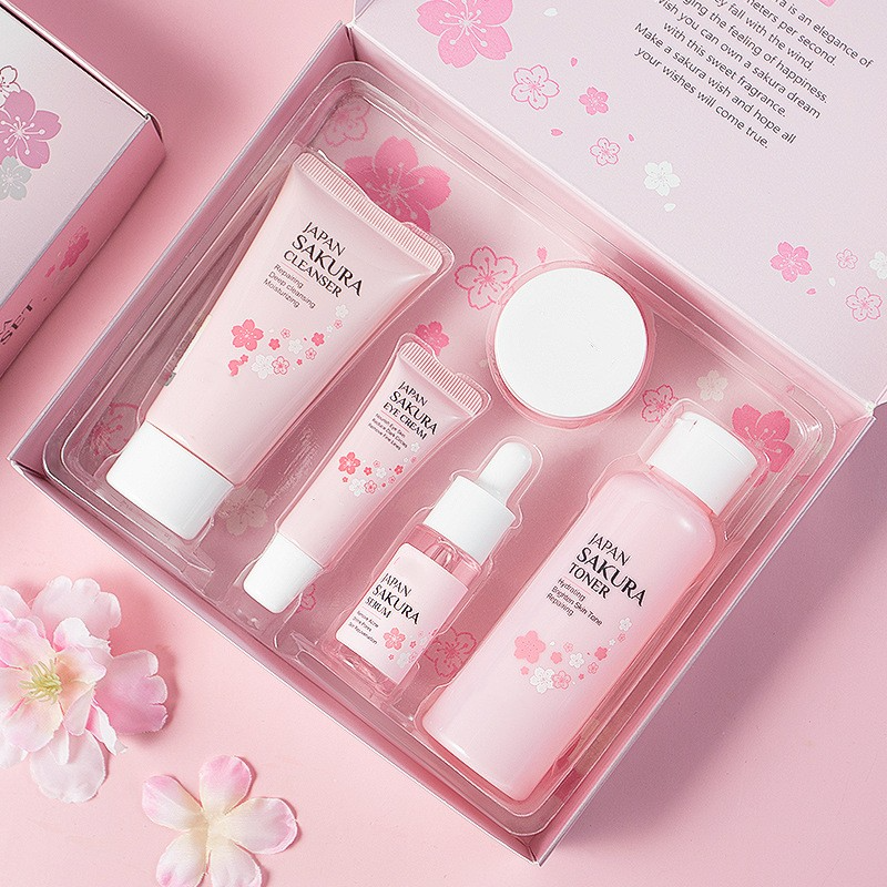 Sakura 5-Piece Skincare Kit