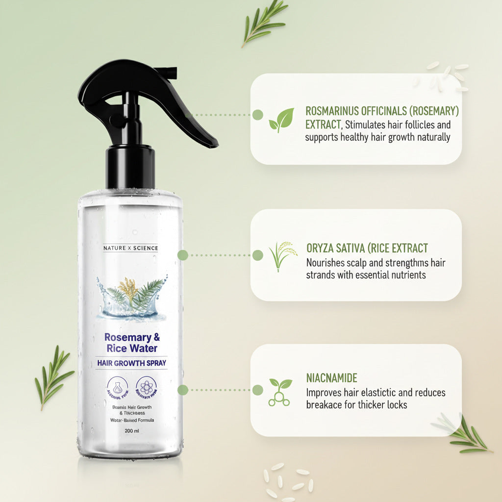 Rosemary Rice Water Hair Spray